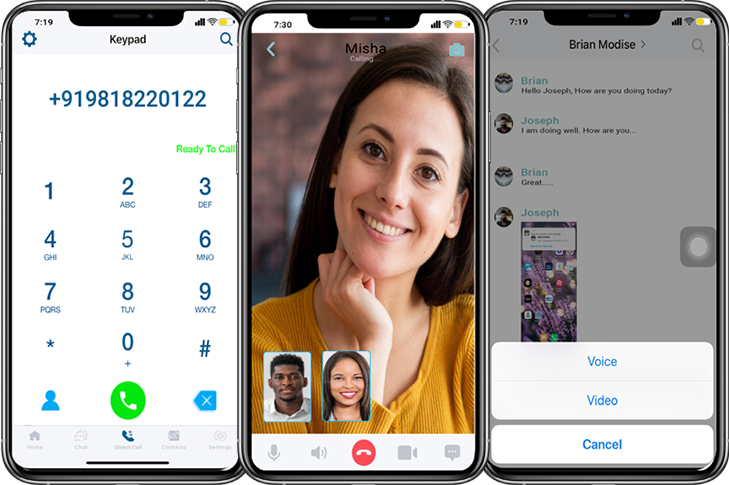 iPhone mobile dialer